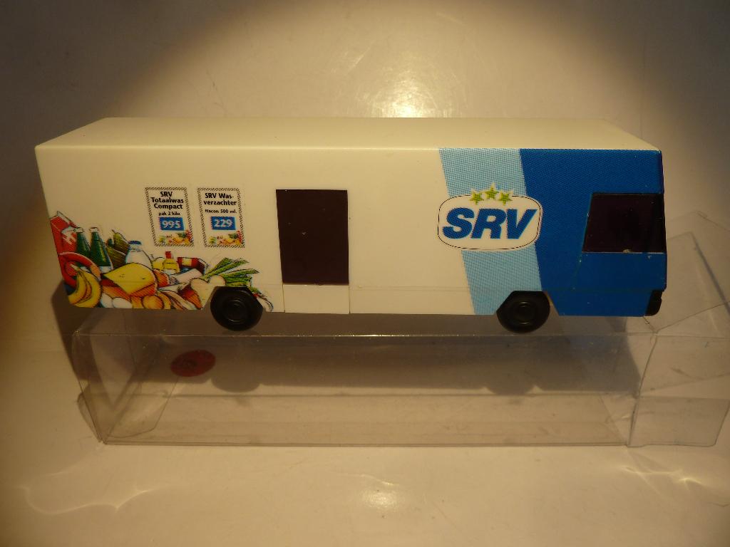 19 cm. LANGE PLASTIC WINKELWAGEN v.d. """SRV""" & MINT/BOXED, Ophalen of Verzenden, Nieuw, Bus of Vrachtwagen, Overige merken