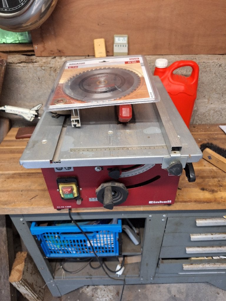 Einhell TC-TS 1200 Tafelzaag met nieuw zaagblad, Ophalen, Gebruikt, Cirkelzaag, Einhell