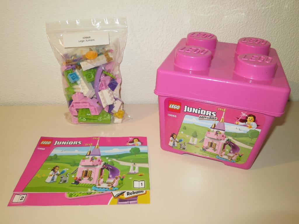 Lego Juniors Prinses Speelkasteel (10668), Kinderen en Baby's, Speelgoed | Duplo en Lego, Compleet, Gebruikt, Lego, Ophalen of Verzenden