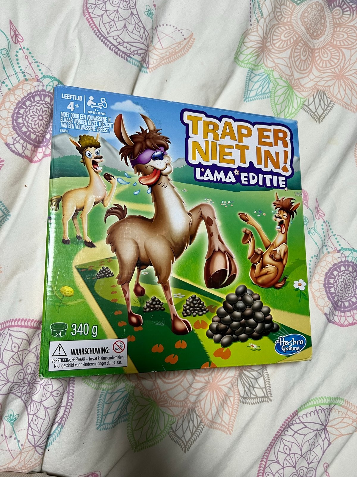 Trap er niet in! Lama editie - Hasbro Gaming, Hobby en Vrije tijd, Een of twee spelers, Ophalen of Verzenden, Gebruikt