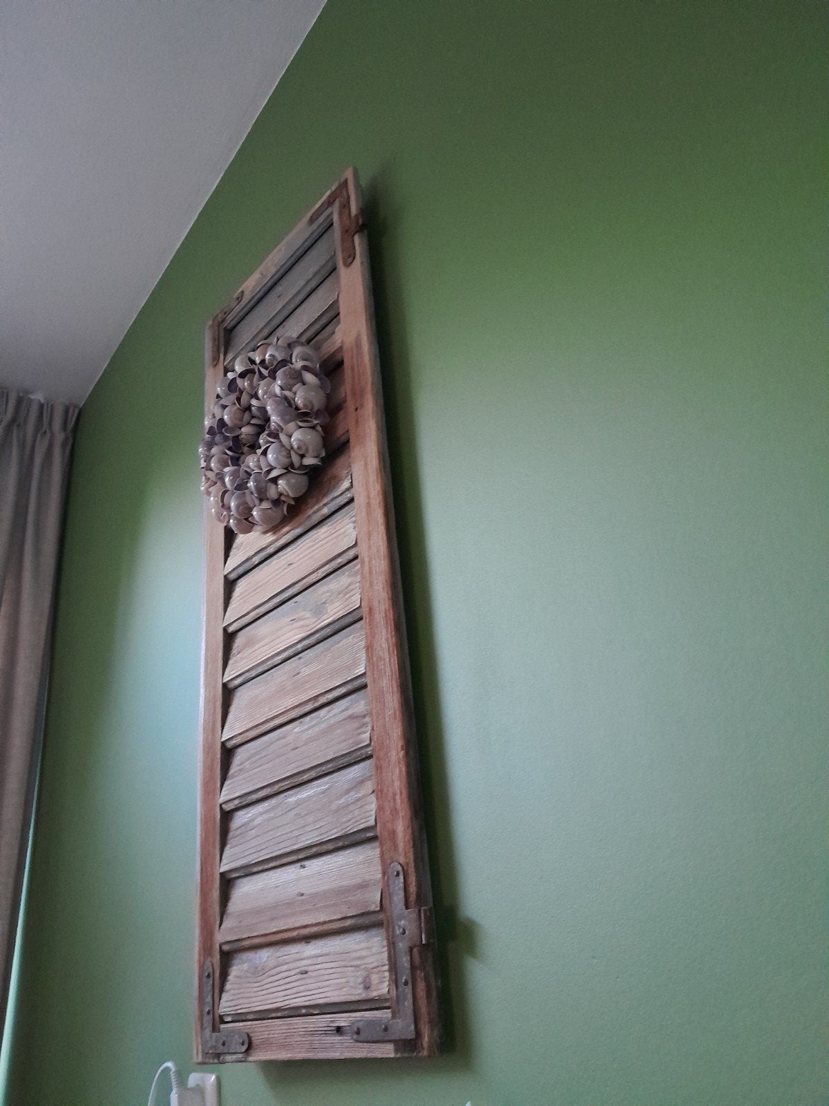 Decoratieve luik, Huis en Inrichting, Gebruikt, Hout, Decoratieobject, Ophalen of Verzenden