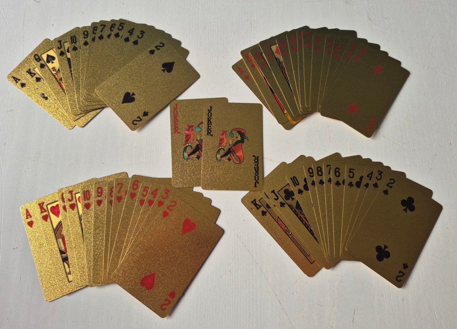 Gouden speelkaarten (100 dollar), Hobby en Vrije tijd, Gezelschapsspellen | Kaartspellen, Ophalen of Verzenden