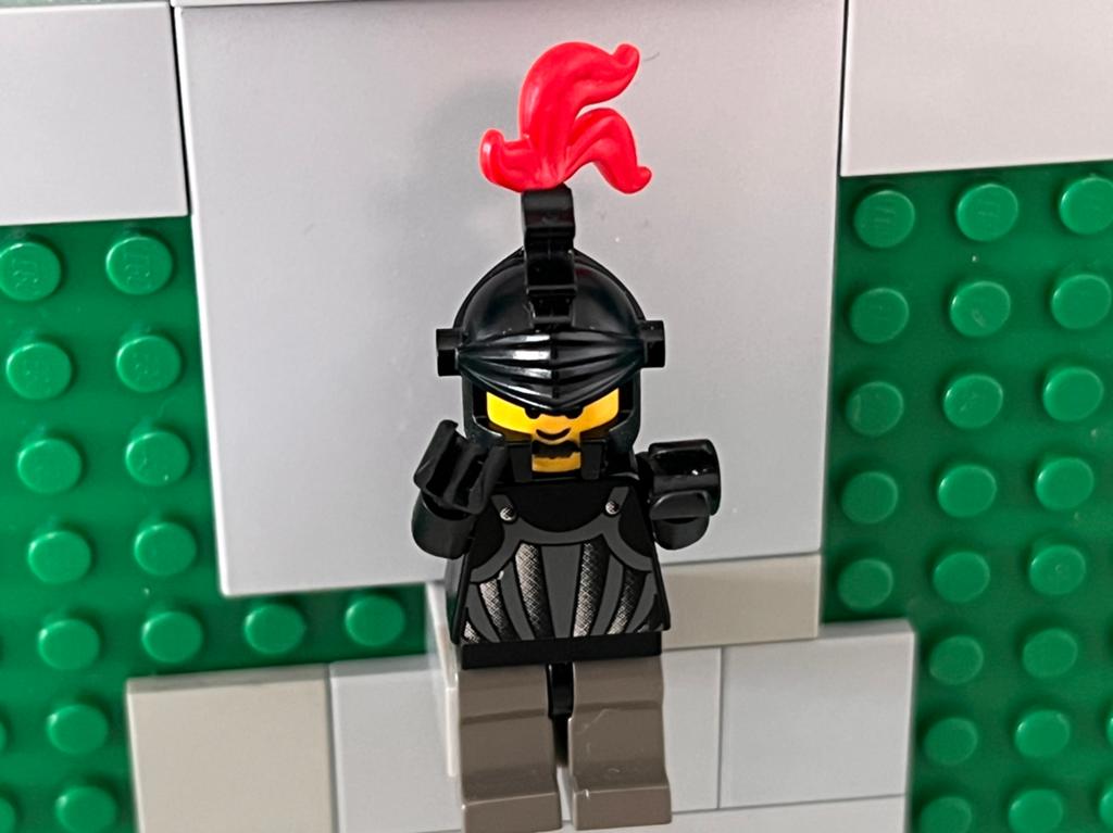Lego castle fright ridder minifiguur, Ophalen of Verzenden, Zo goed als nieuw