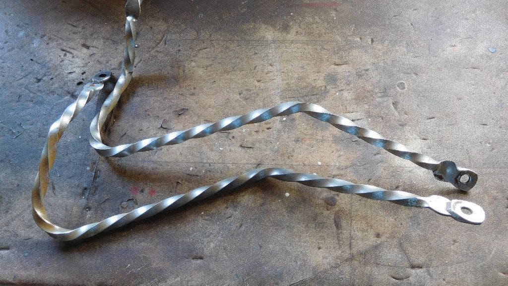 gedraaide Voetenplankbeugels puch maxi, Ophalen of Verzenden, Gebruikt, Frame