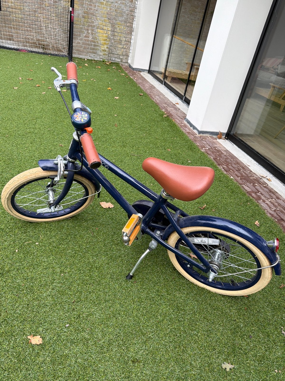Banwood kinderfiets blauw - Zo goed als nieuw, Ophalen, Zo goed als nieuw, Velgrem, 16 tot 20 inch