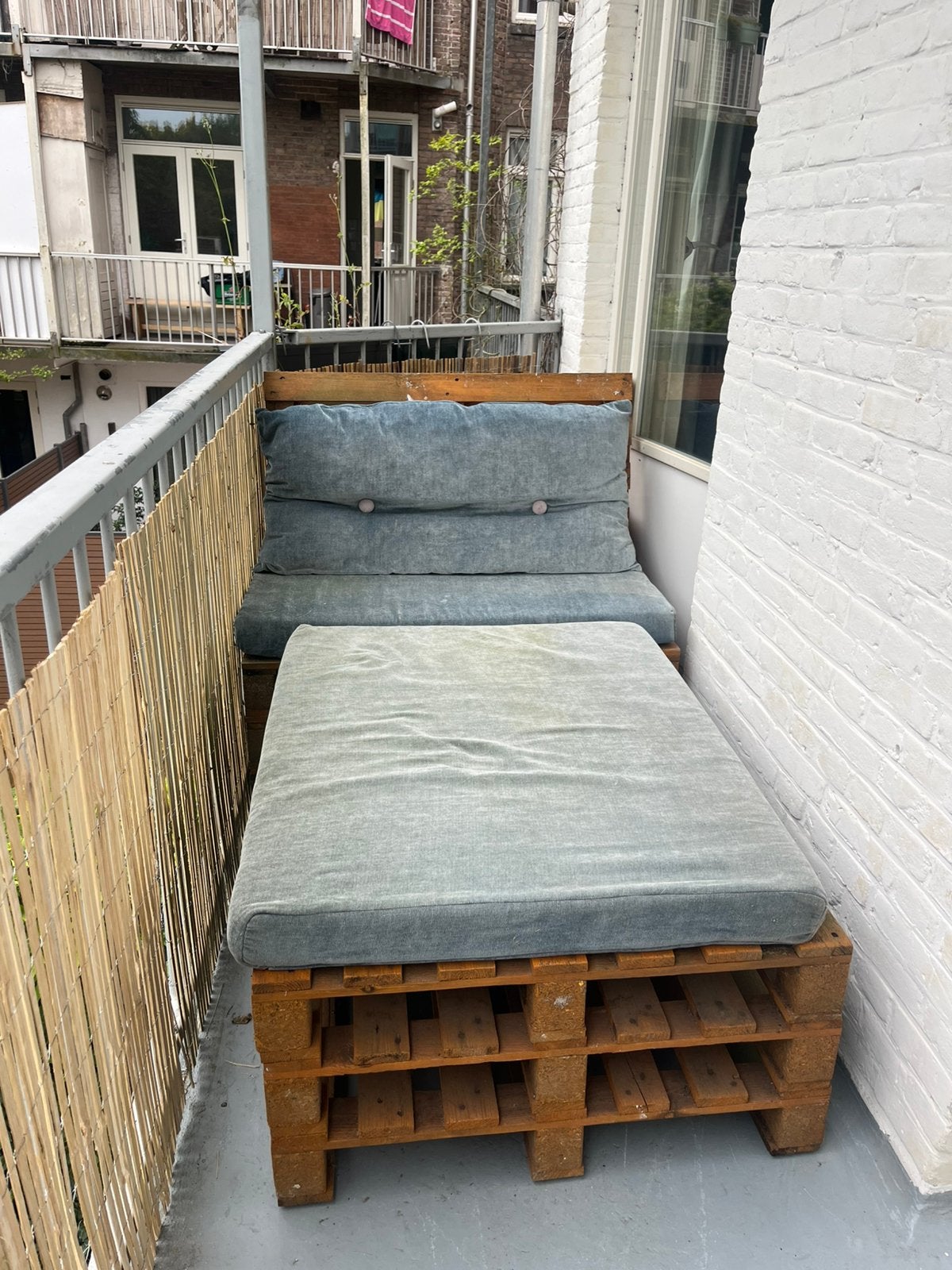 Pallet lounge set *moet snel weg*, Ophalen, Zo goed als nieuw