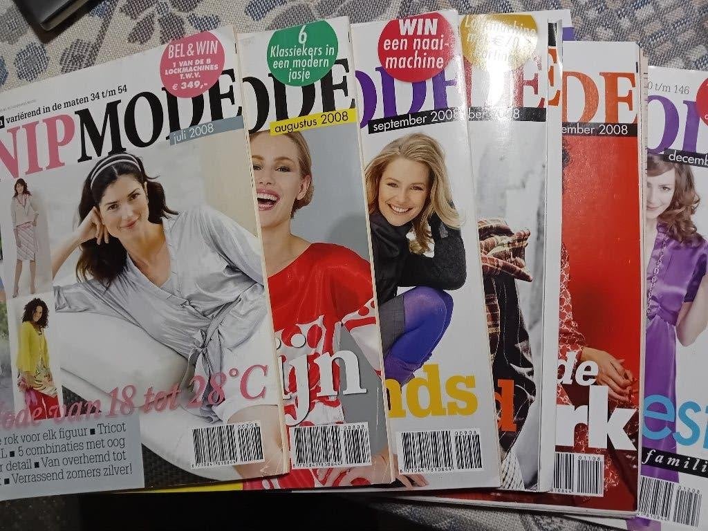 11 Knipmode bladen jaar 2008, Overige typen, Vrouw, Ophalen of Verzenden, Zo goed als nieuw