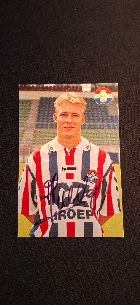 Spelerskaart met handtekening; Henry van der Vegt Willem II, Ophalen of Verzenden, Nieuw, Willem II, Spelerskaart