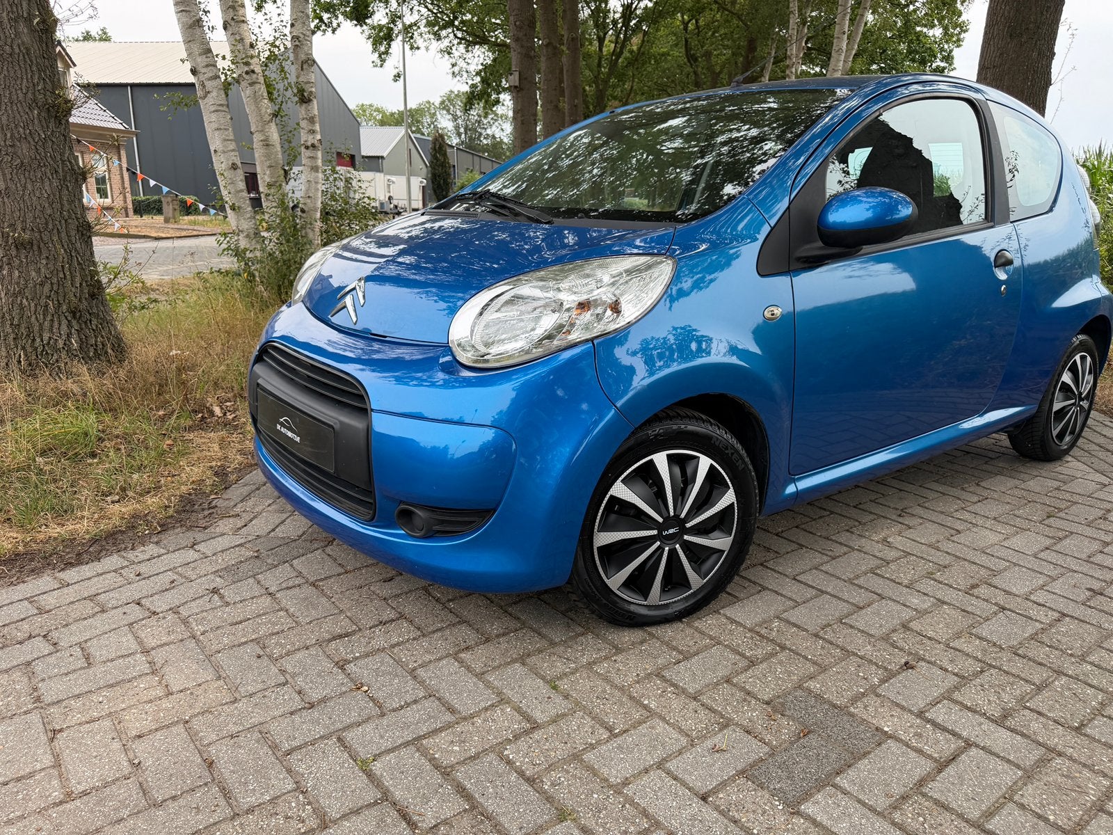 Citroen C1 1.0 2011 3DRS Blauw Airco/elek ramen/centraleverg, Voorwielaandrijving, Stof, Zwart, C1