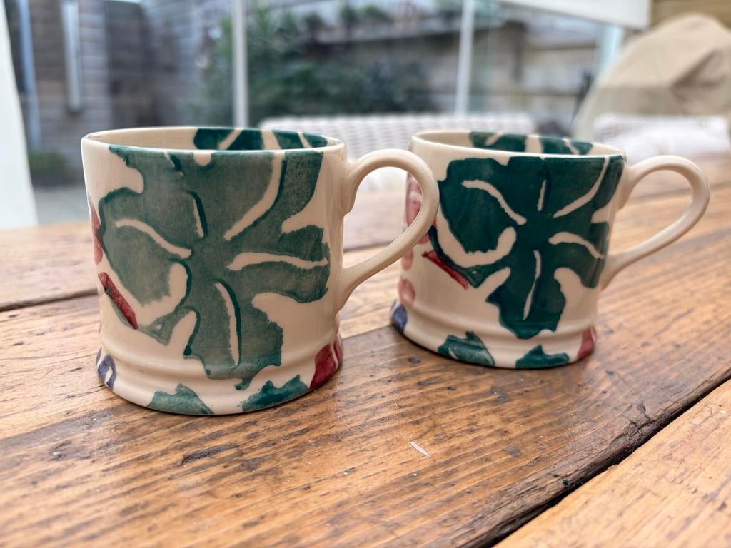 Emma Bridgewater Grapevine baby mugs, Ophalen of Verzenden, Zo goed als nieuw, Overige stijlen, Kop(pen) en/of Schotel(s)