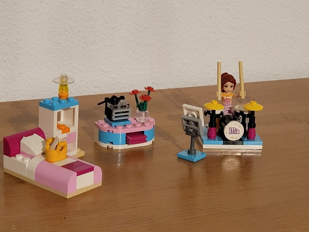lego Mia's slaapkamer 41327, Gebruikt, Lego, Friends, Ophalen of Verzenden