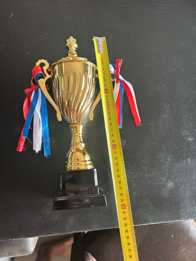 28 cm Sportprijs Trofee met Lintjes, Ophalen of Verzenden, Nieuw