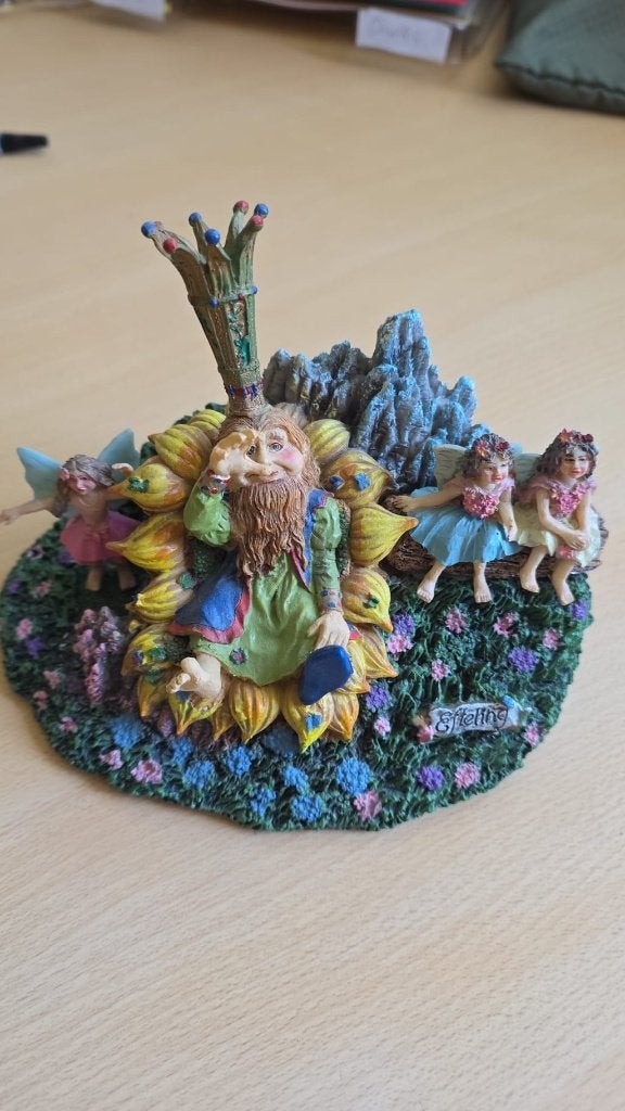 Efteling beeldje trollenkoning, Verzamelen, Ophalen of Verzenden, Gebruikt, Beeldje of Poppetje
