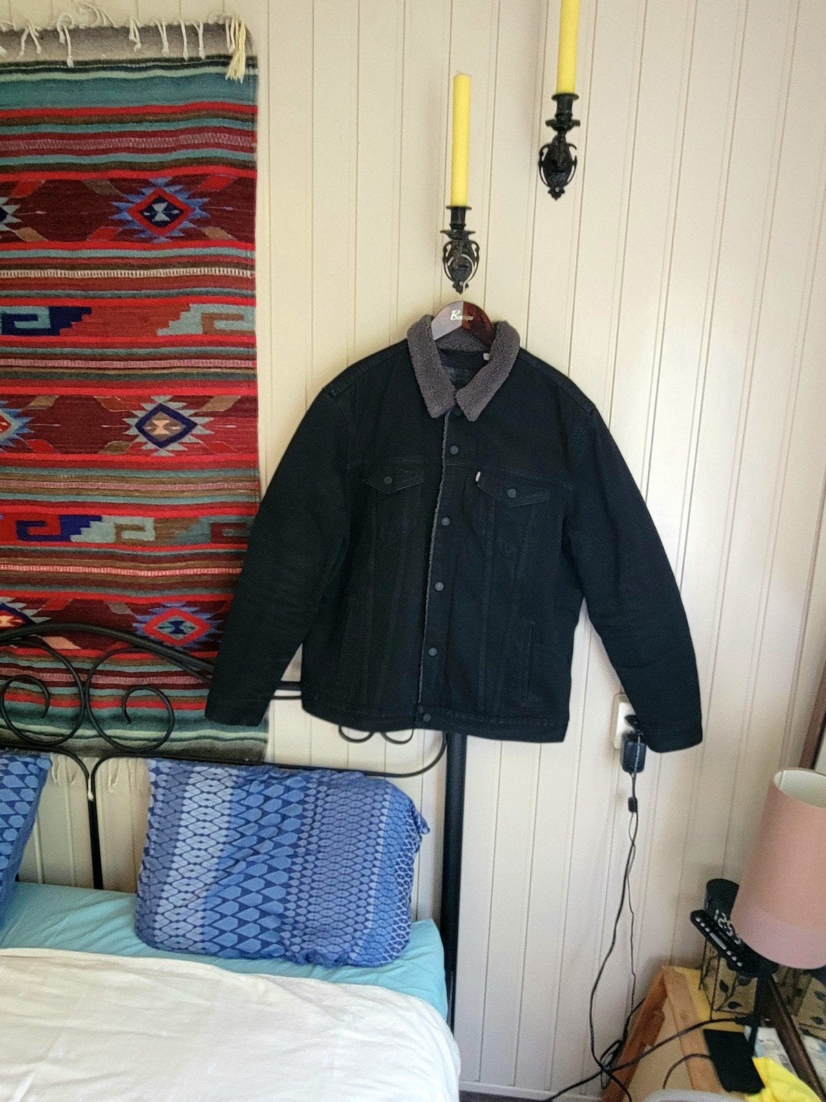 Super mooie, originele Levi's Teddy (Sherpa) jeans jas, XXL, Levi's, Zwart, Overige maten, Ophalen of Verzenden