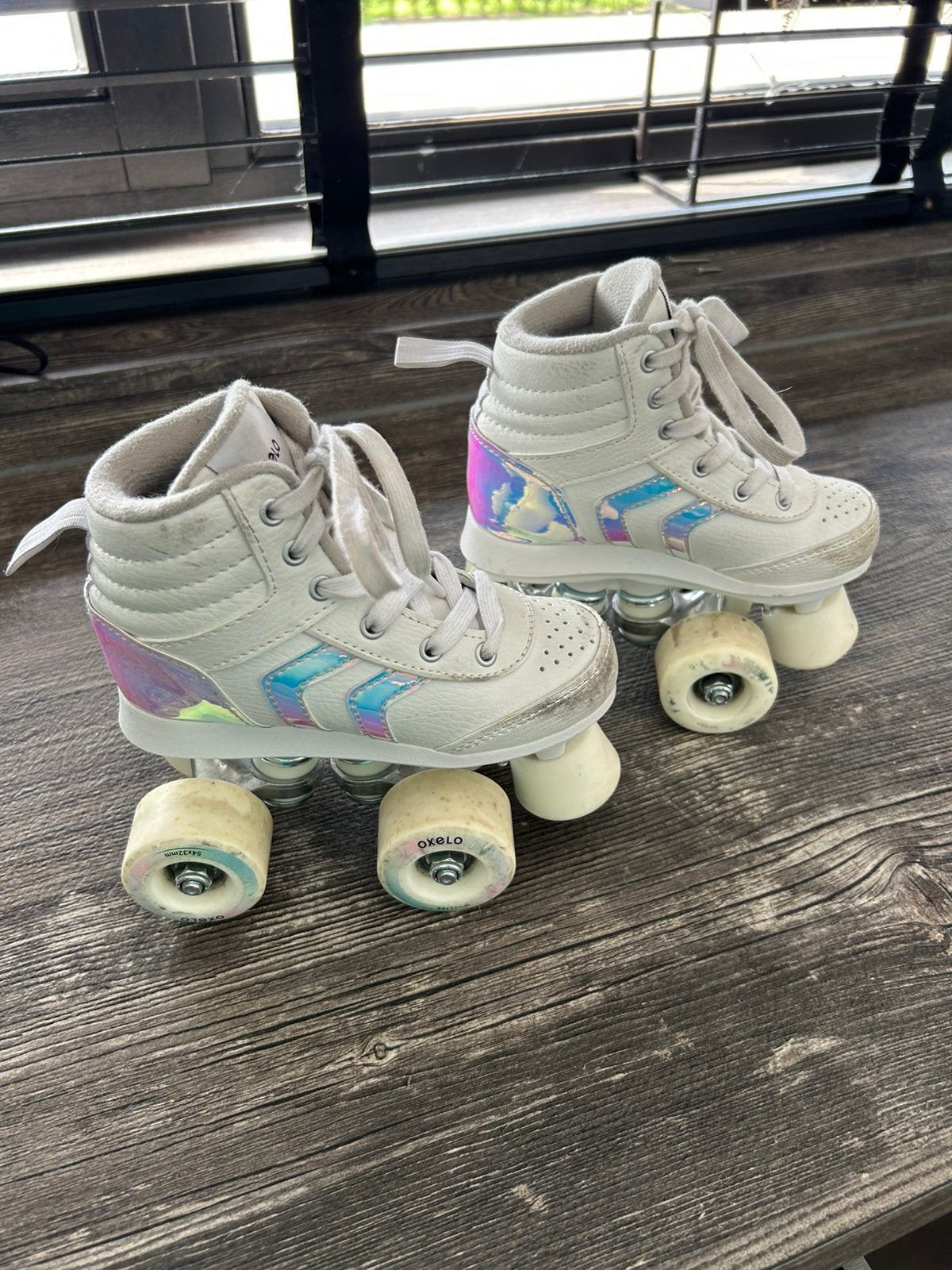Oxelo meiden rolschaatsen | Maat 29 | Retro vintage look, Ophalen of Verzenden, Zo goed als nieuw, Kinderen