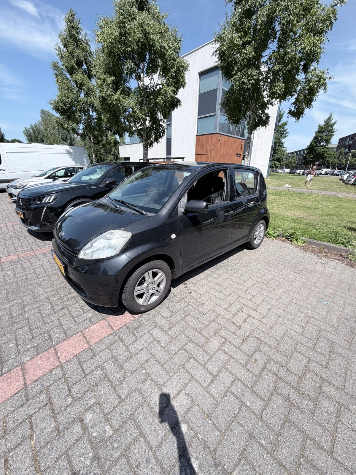 Daihatsu Sirion  2, 1.0 L,  2007 Zwart, Auto's, Daihatsu, Voorwielaandrijving, Stof, Zwart, 3 cilinders