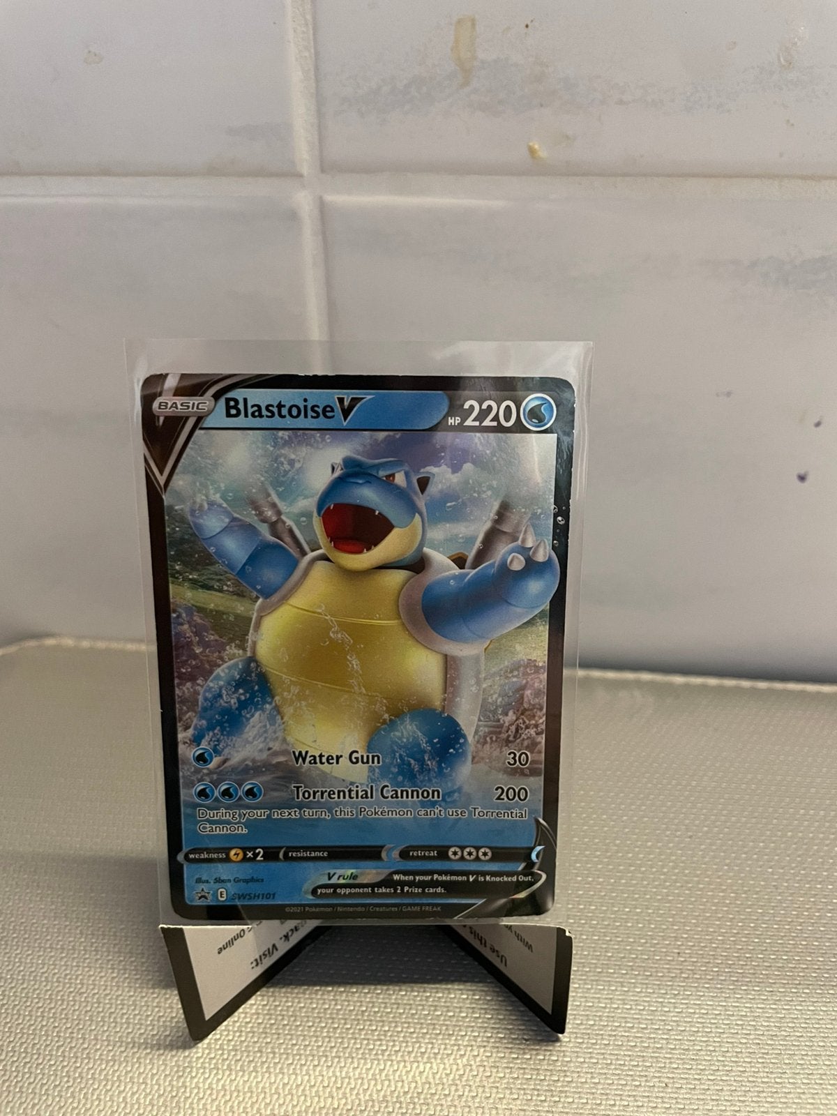 Blastoise swsh101, Ophalen of Verzenden, Zo goed als nieuw