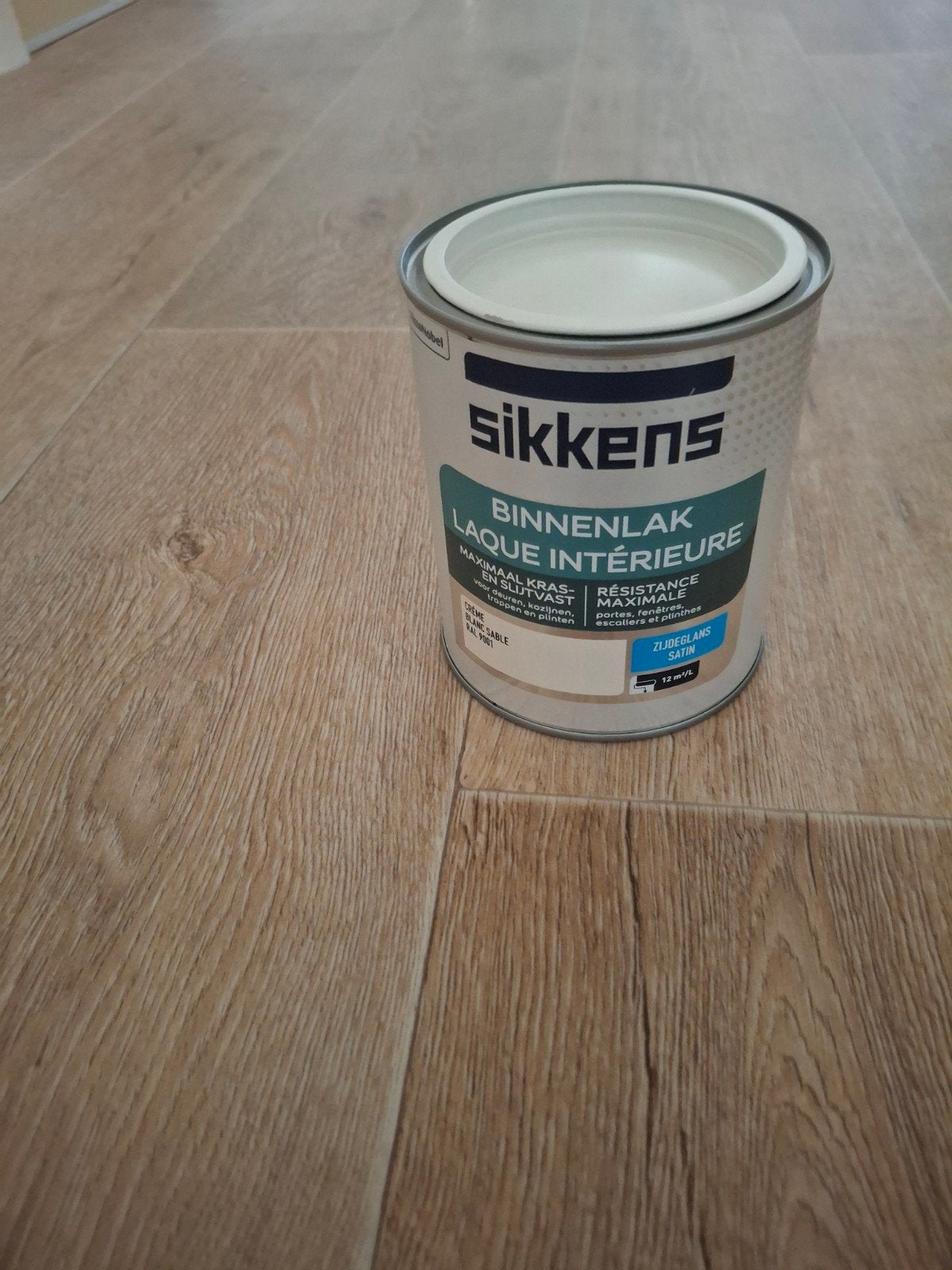 Sikkens Binnenlak RAL 9001 ZIJDEGLANS, Ophalen