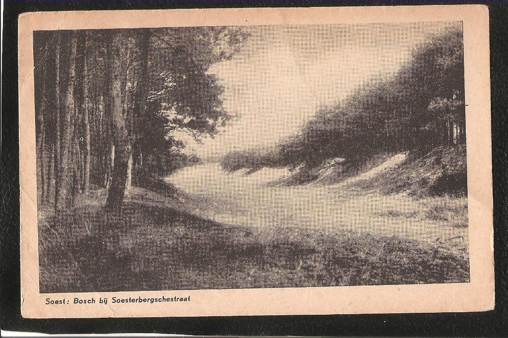 Soest, Bosch bij Soesterbergschestraat, Ophalen of Verzenden, 1920 tot 1940, Gelopen, Utrecht