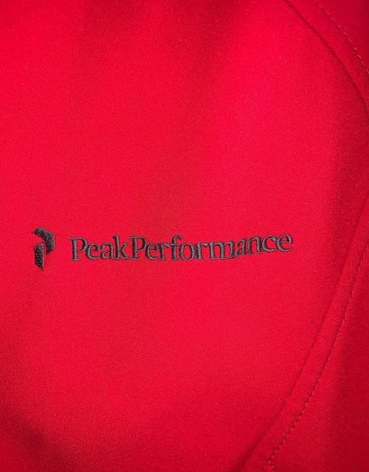 Peak Performance jas maat L zgan, Kleding | Heren, Ophalen of Verzenden, Zo goed als nieuw, Maat 52/54 (L), Rood