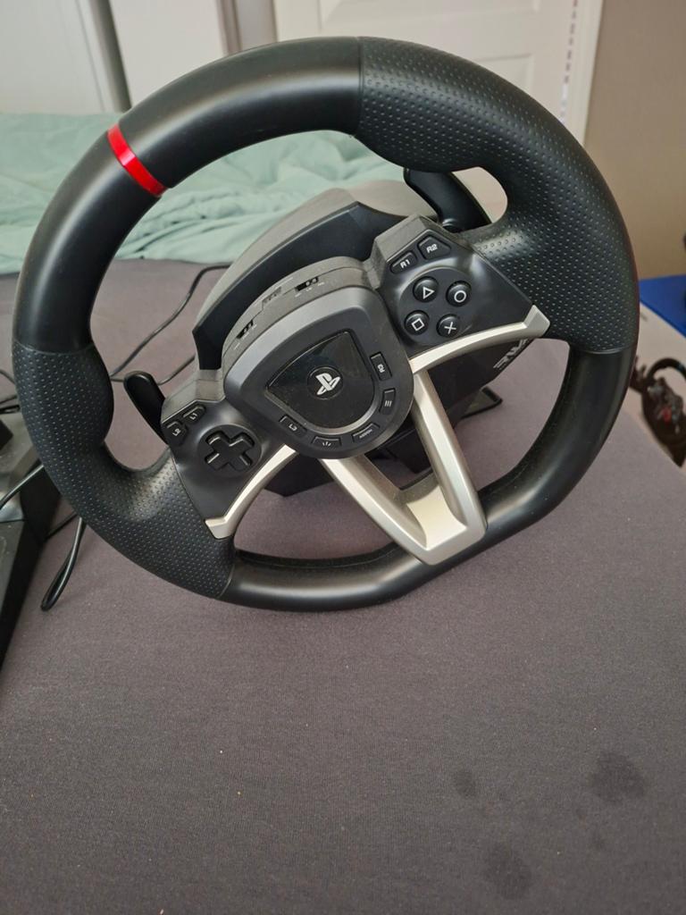 Hori Racing Wheel Apex voor PS4/PS3/PC met pedalen, Ophalen, Overige merken, Gebruikt