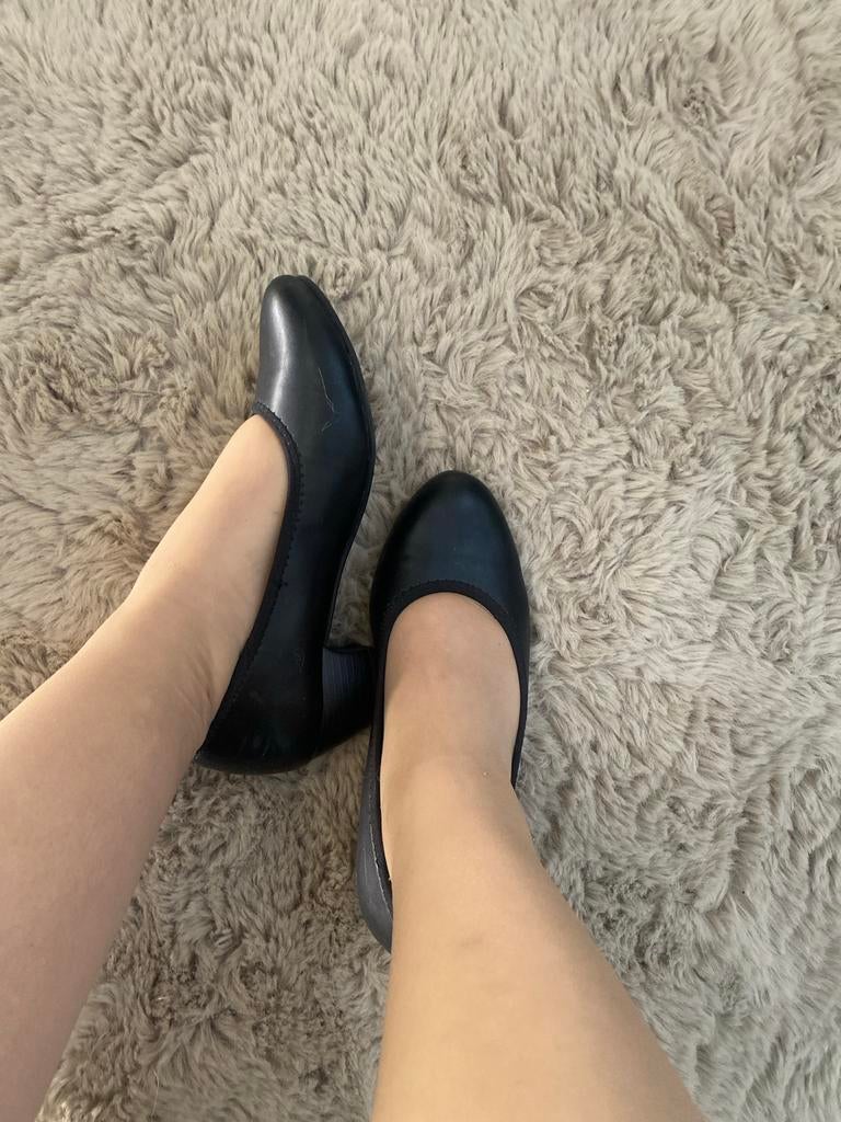 Jana Softline pumps maat 38, weinig gedragen, Ophalen of Verzenden, Zo goed als nieuw, Zwart, Pumps