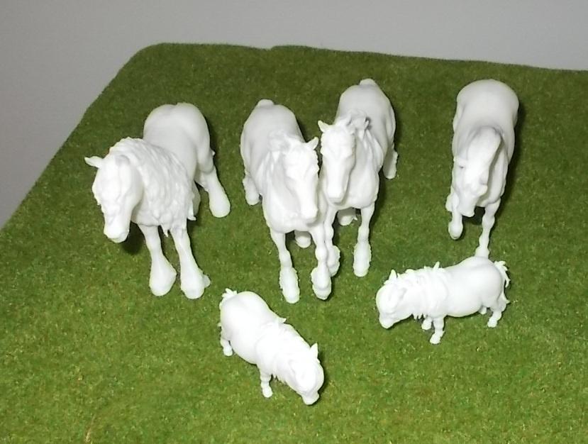 Paarden in diverse kleuren (adv 64), Ophalen of Verzenden, Nieuw, Paard, Beeldje of Figuurtje