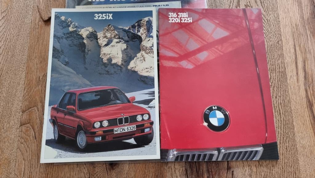 Brochure BMW E30 3 serie en 325ix, Boeken, Ophalen of Verzenden, Zo goed als nieuw, BMW