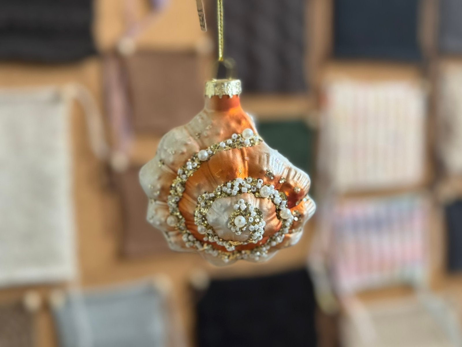 Wibra schelp kersthanger ornament, Ophalen, Nieuw