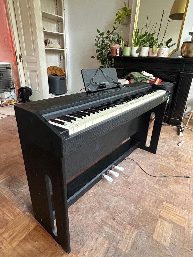 Digitale piano met 88 toetsen - Zwart, Muziek en Instrumenten, Ophalen, Gebruikt, Zwart, Digitaal