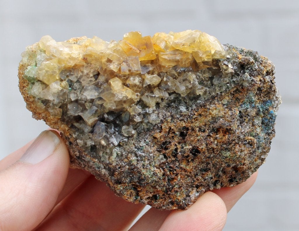 FLUORIET van VALZERGUES uit AVEYRON in FRANKRIJK, Ophalen of Verzenden, Mineraal