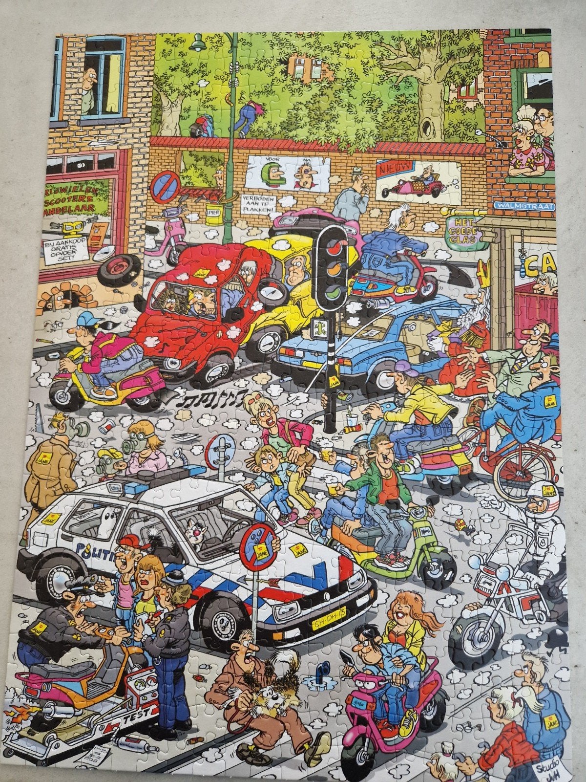 Jan van haasteren scooter scramble, Ophalen of Verzenden