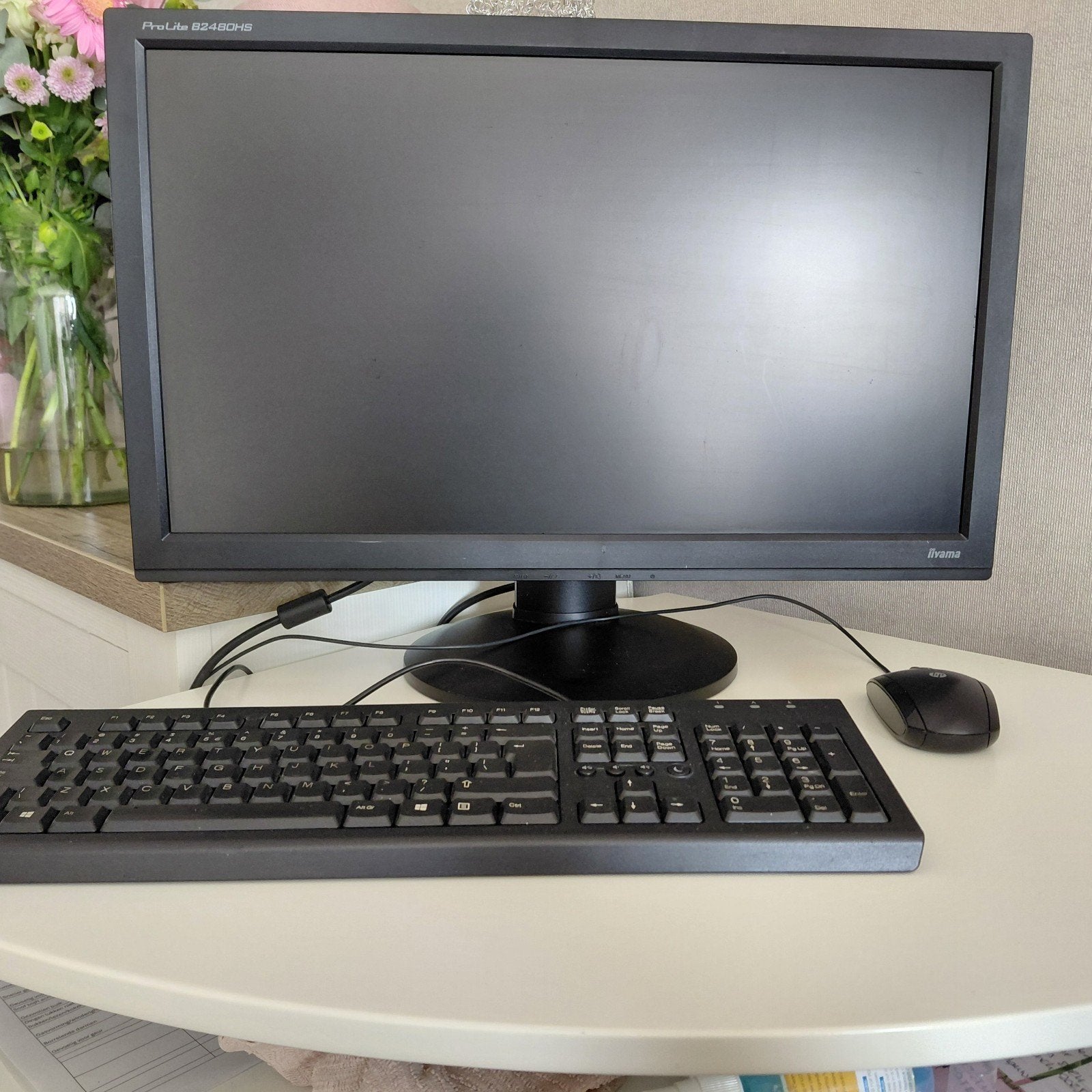 Computerbeeldscherm, toetsenbord en muis, Computers en Software, Overige Computers en Software, Ophalen, Gebruikt