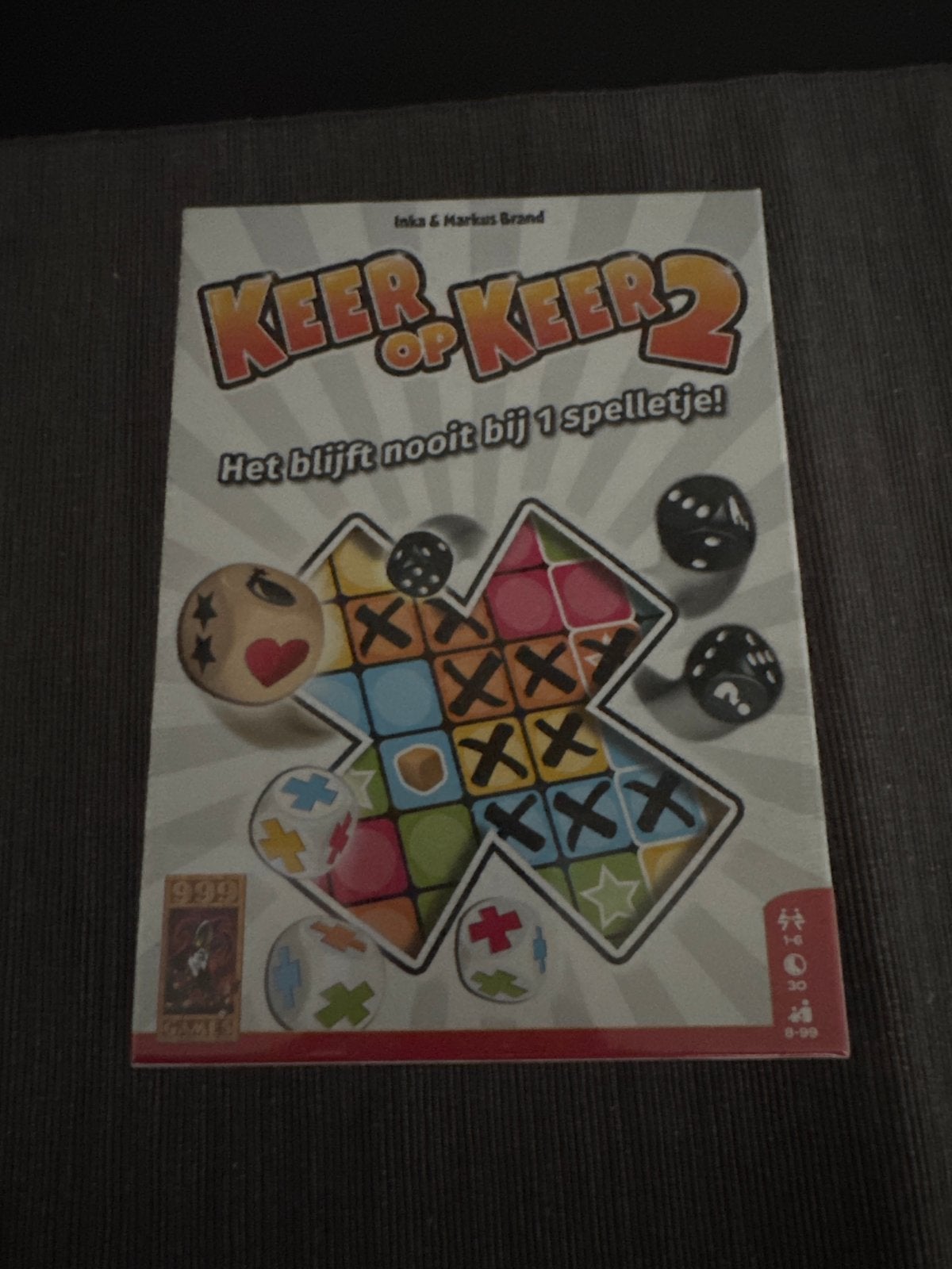 Keer op Keer 2 dobbelspel - Inka & Markus Brand, Een of twee spelers, Ophalen of Verzenden, Zo goed als nieuw