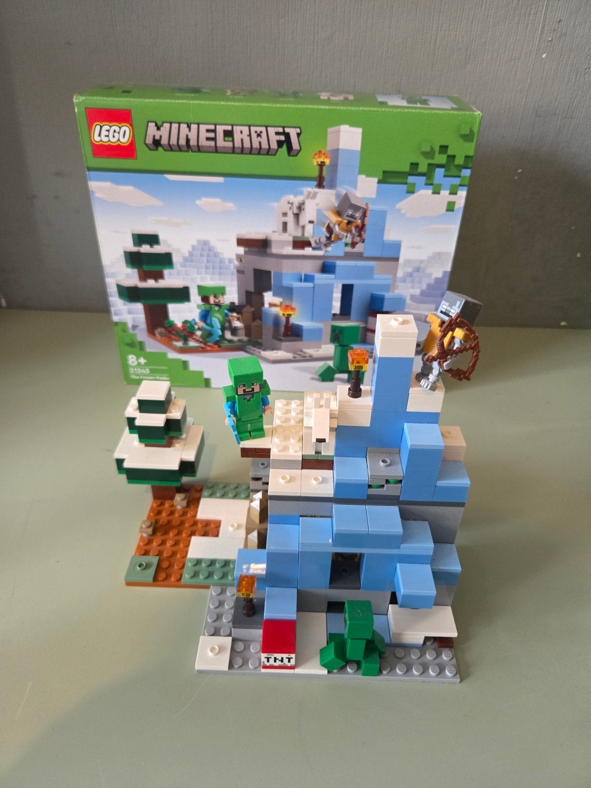 lego minecraft 21243 the frozen peaks, Ophalen, Zo goed als nieuw