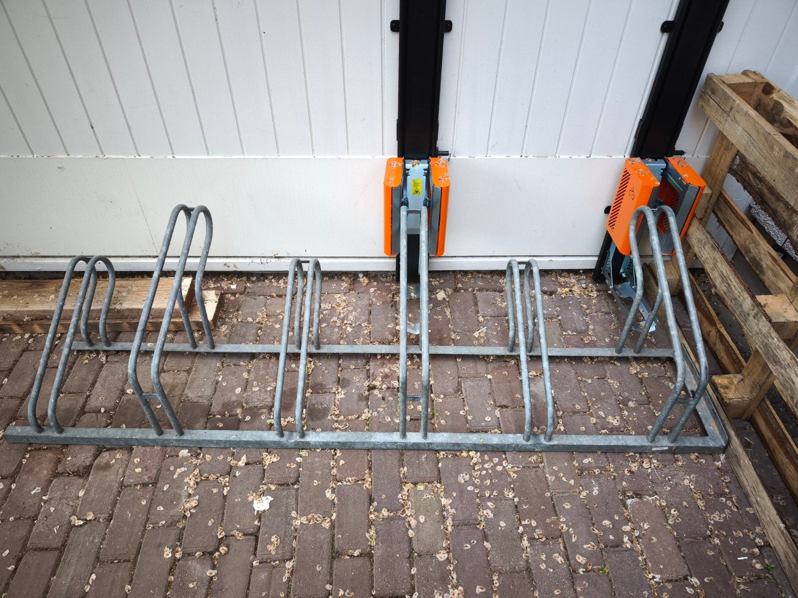 fietsenrek te koop, Ophalen