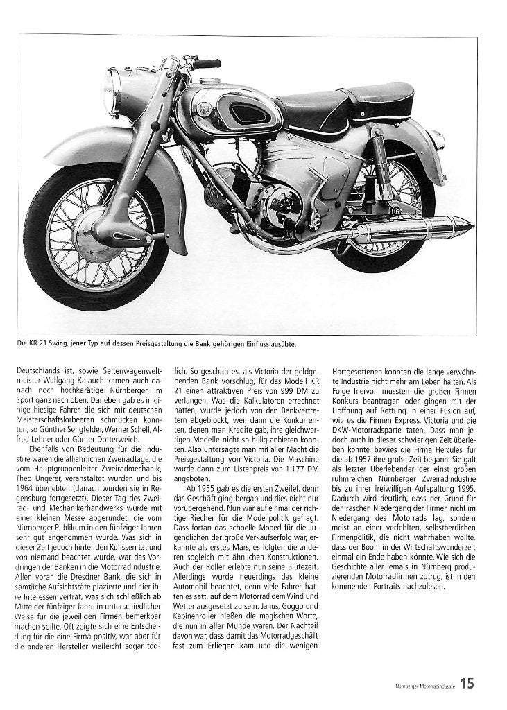 Nurnberger Motorradindustrie, Verzenden, Nieuw, Thomas Reinwald, Merk of Model