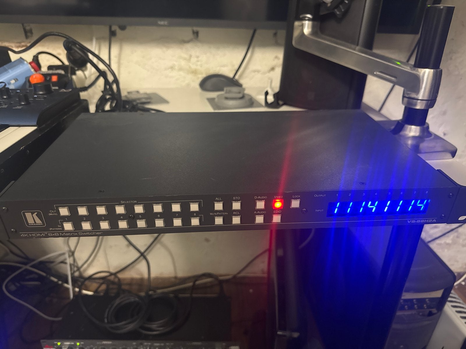 Kramer VS-88H2A 4K HDMI 8x8 Matrix Switcher, Ophalen of Verzenden, Gebruikt, Video