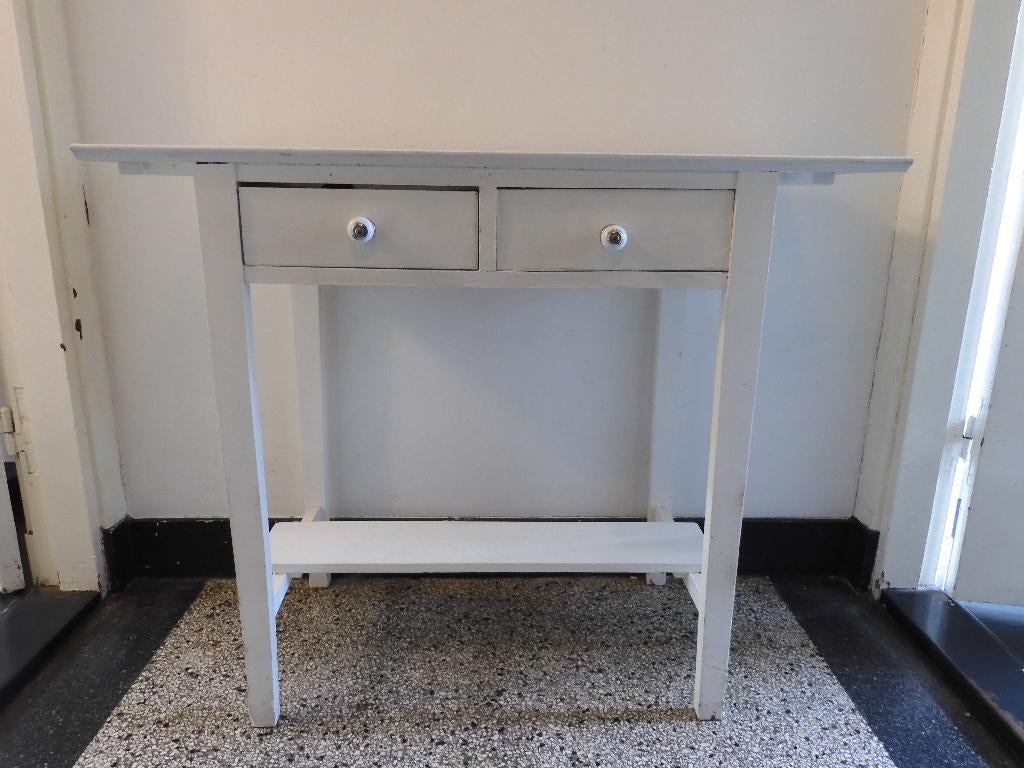 Ladekastje / bijzettafel (wit), Huis en Inrichting, Kasten | Ladekasten, Gebruikt, Landelijk, 3 of 4 laden, Minder dan 100 cm