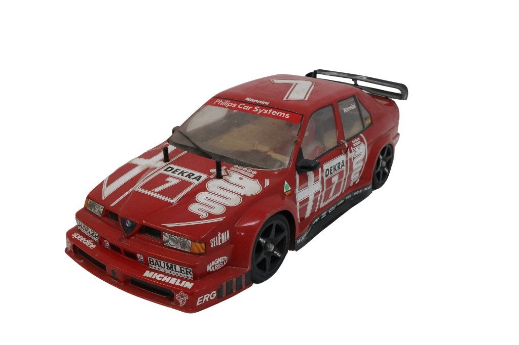 Tamiya TA-02 Alfa Romeo 1/10 rc auto, Elektro, Gebruikt, Ophalen of Verzenden, Schaal 1:10