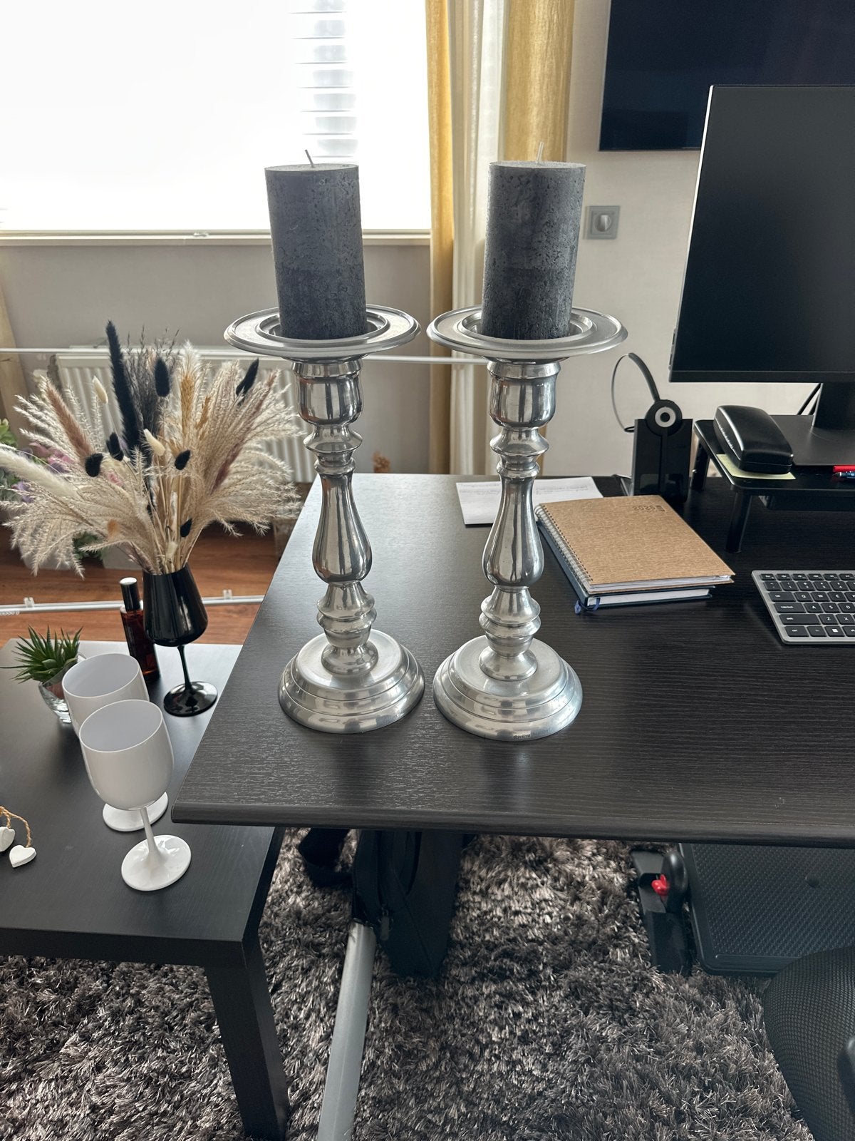 Riviera Maison Kandelaars - Set van 2, Huis en Inrichting, Woonaccessoires | Kandelaars en Kaarsen, Ophalen, Gebruikt, Rivièra Maison