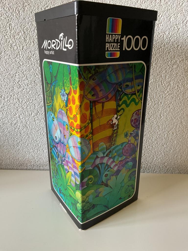 Mordillo puzzel  Happy Artist (8005), Ophalen of Verzenden, 500 t/m 1500 stukjes, Zo goed als nieuw, Legpuzzel