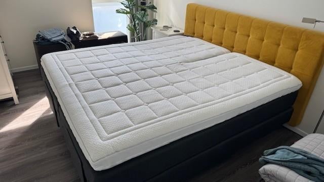 splittopper, Ophalen, 210 cm, Tweepersoons, Zo goed als nieuw