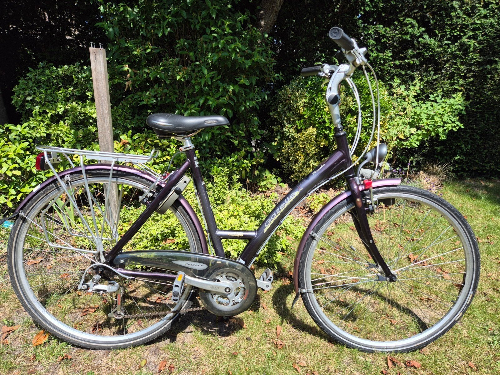 sportieve Gazelle damesfiets framemaat 54cm, Ophalen, 28 inch, Velgrem, Meer dan 20 versnellingen