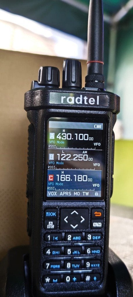 Radtel RT-950 PRO., Telecommunicatie, Portofoons en Walkie-talkies, Ophalen, 15 km of meer, Zo goed als nieuw, Portofoon of Walkie-talkie