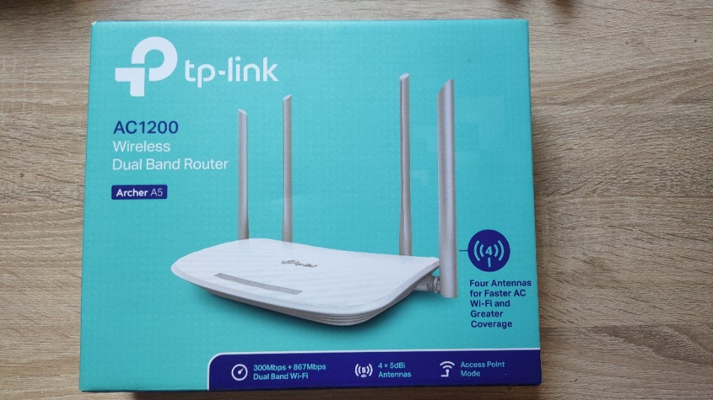 TP-Link AC1200 Wireless Dual Band Router Archer A5, Ophalen of Verzenden, Zo goed als nieuw, Router, TP-Link