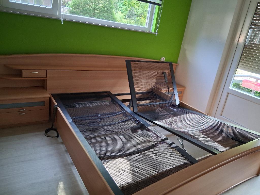 Complete slaapkamer met auping spiralen, Huis en Inrichting, Ophalen, Gebruikt, Tweepersoons, 180 cm