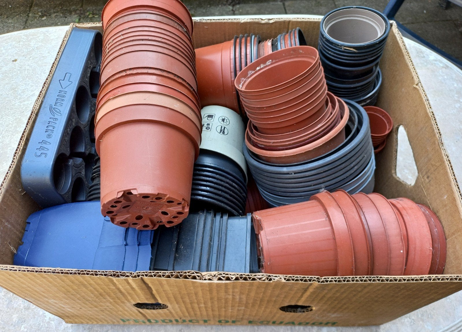 Plantenpotjes diverse maten GRATIS AFHALEN, Tuin en Terras, Ophalen, Gebruikt