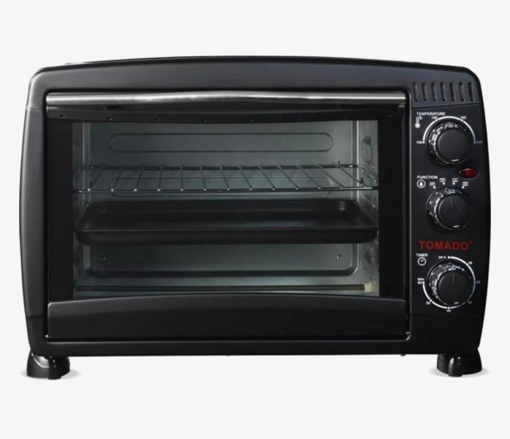 Tomado Mini-oven Zwart - Compacte en veelzijdige oven, Witgoed en Apparatuur, Ovens, Minder dan 45 cm, Overige merken, Ophalen of Verzenden