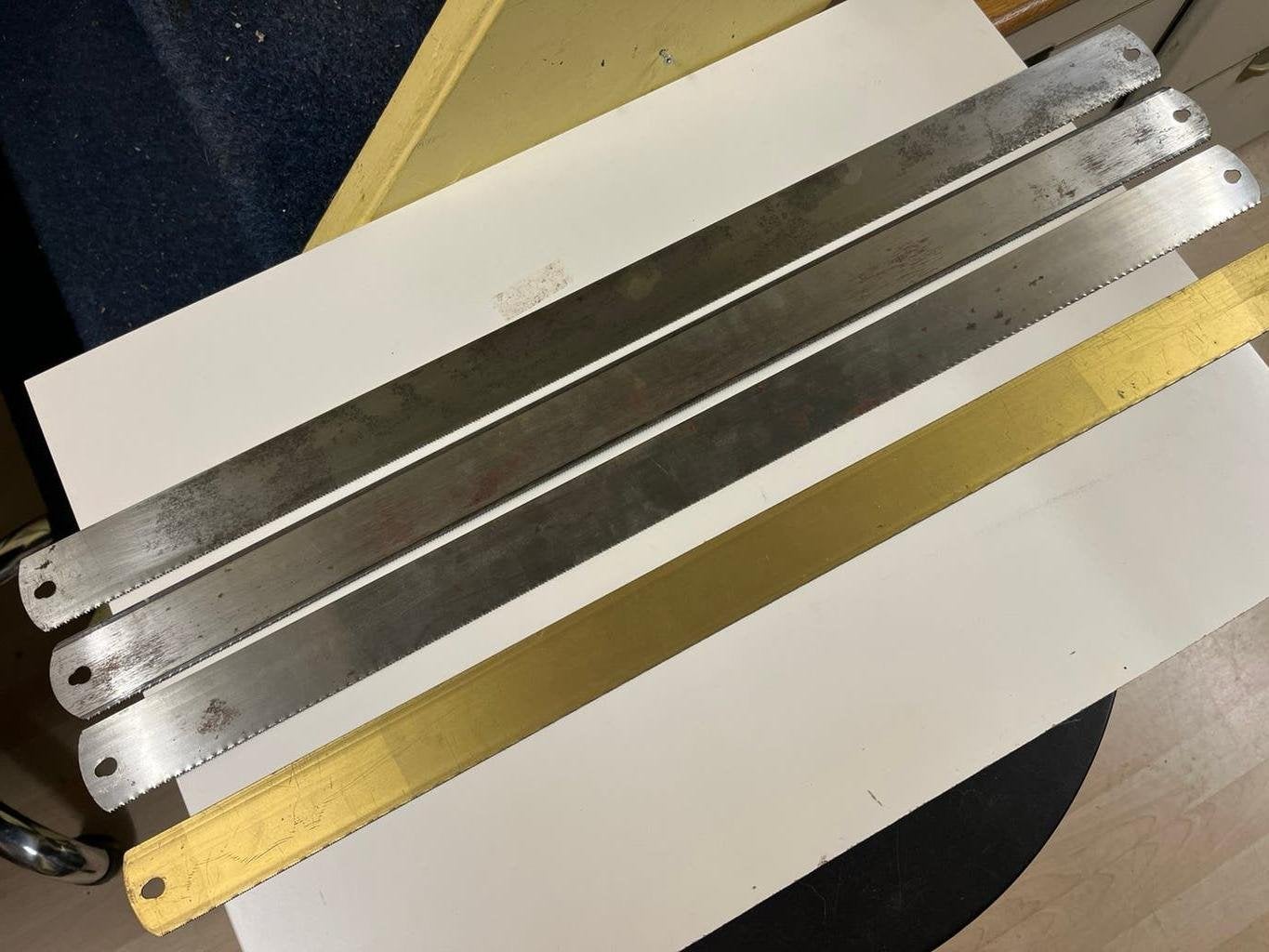 4x Zaagblad 730 mm losse zaagbladen tbv verstekzaagmachines, Ophalen of Verzenden, Nieuw, Zaag, Overige merken